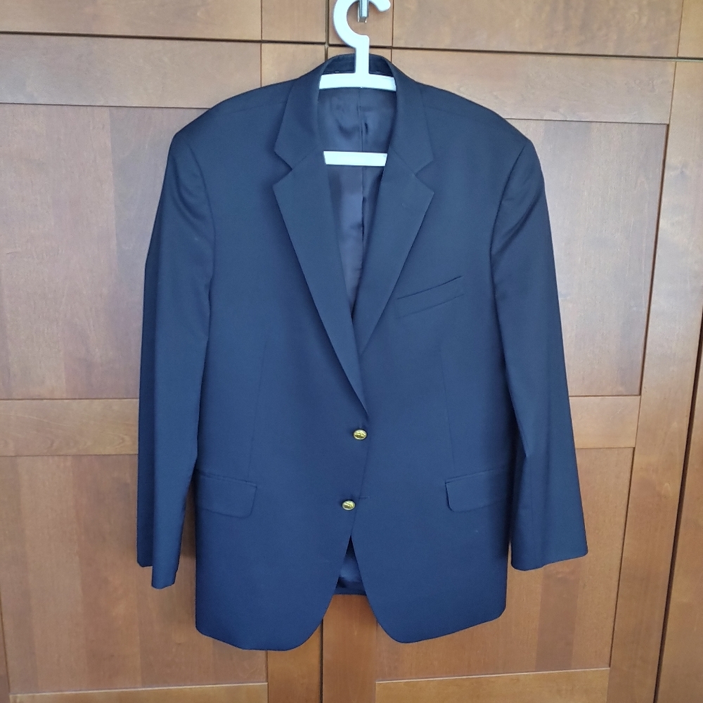 Brooks Brothers Men Blazer size 46R navy